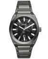 Fossil Men's Everett Black Dial Watch In Gunmetal