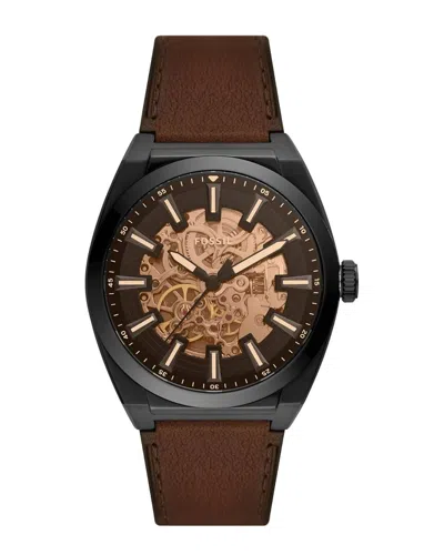 Fossil Men's Everett Brown Dial Watch