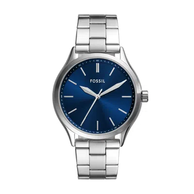 Fossil Men's Fenmore Three-hand, Stainless Steel Watch In Silver