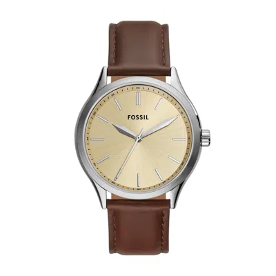 Fossil Men's Fenmore Three-hand, Stainless Steel Watch In Silver