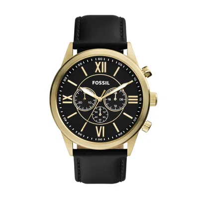 Fossil Men's Flynn Chronograph, Gold-tone Stainless Steel Watch