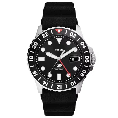 Fossil Men's Gmt In Black