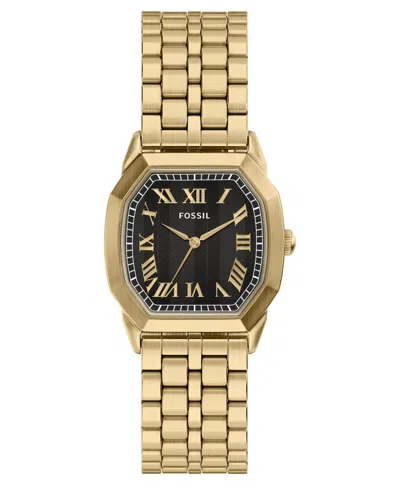 Fossil Men's Harlow Three-hand Gold-tone Stainless Steel Watch 33mm