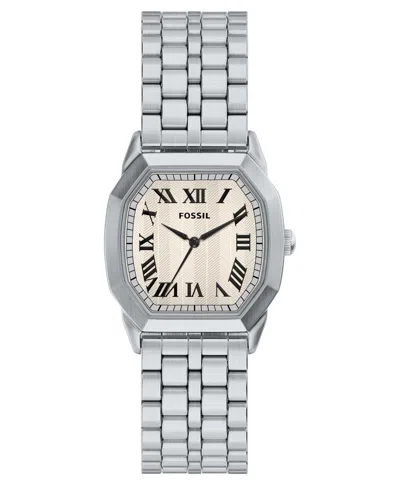 Fossil Men's Harlow Three-hand Stainless Steel Watch 33mm In Metallic