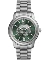 Fossil Men's Heritage Automatic Stainless Steel Watch 43mm In Silver-tone