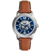 Fossil Men's Heritage Blue Dial Watch In Blue