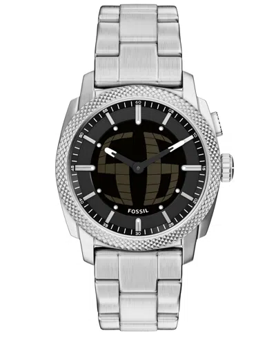 Fossil Men's Machine Big Tic Stainless Steel Watch, 41mm In Metallic