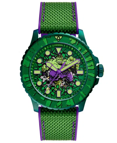 Fossil Men's Marvel X  Limited-edition Incredible Hulk Watch 45mm In Green