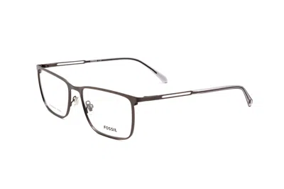Fossil Men's Matte Dark Ruthenium 55mm Opticals In Gray