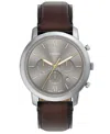 Fossil Neutra Chronograph, 44mm In Brown