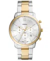 Fossil Men's Bannon Multifunction, Gold-tone Stainless Steel Watch In Two-tone