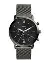 Fossil Neutra Mesh Strap Chronograph Watch, 44mm