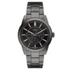Fossil Men's Pearson Multifunction Gunmetal Stainless-steel Watch, 42mm In Gray