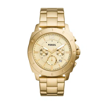 Fossil Men's Privateer Sport Chronograph, Gold-tone Stainless Steel Watch, Bq2694