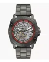 Fossil Privateer Sport Mechanical Automatic Bracelet Watch, 45mm In Gray