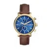 Fossil Men's Rhett Multifunction, Gold-tone Stainless Steel Watch In Gold