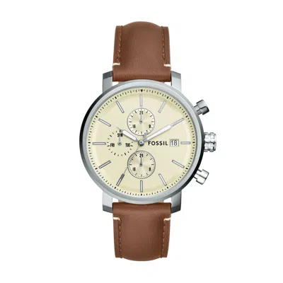 Fossil Men's Rhett Multifunction, Stainless Steel Watch, Bq2850 In Brown