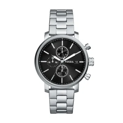 Fossil Men's Rhett Multifunction, Stainless Steel Watch, Bq2851 In Silver
