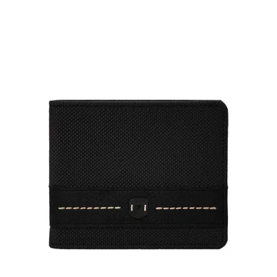Fossil Men's Rowan Nylon Bifold In Black