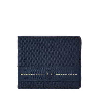 Fossil Men's Rowan Nylon Bifold In Blue