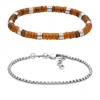 Fossil Men's Silver-tone Brass Beaded Bracelet Gift Set In Metallic