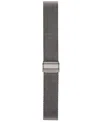 Fossil Men's Smoke Stainless Steel Mesh Band, 22mm In Smoke