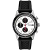 Fossil Men's Sport Tourer Chronograph Black Silicone Watch, 42mm In White