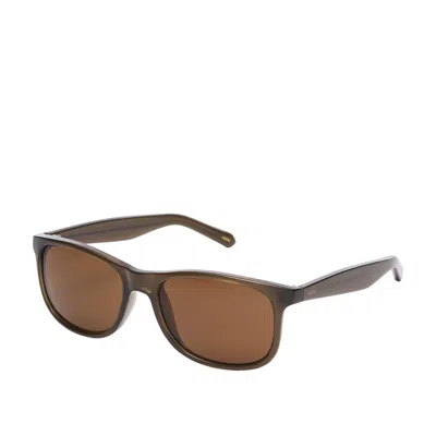 Fossil Men's Square Sunglasses In Brown