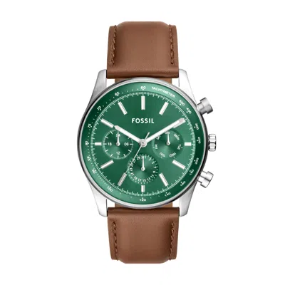 Fossil Men's Sullivan Multifunction, Stainless Steel Watch In Green