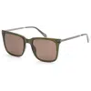 Fossil 56mm Square Sunglasses In Green