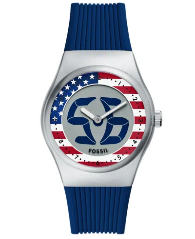 Fossil Men's World Flags Big Tic Usa Watch 40mm In Multi