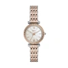 Fossil Women's Mini Carlie Two-tone Stainless Steel Bracelet Watch 28mm