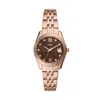Fossil Women's Scarlette Three-hand Date Rose Gold-tone Stainless Steel Watch 32mm