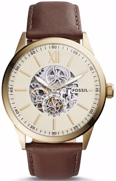 Fossil Mod. Skeleton Automatic Gwwt1 In Brown