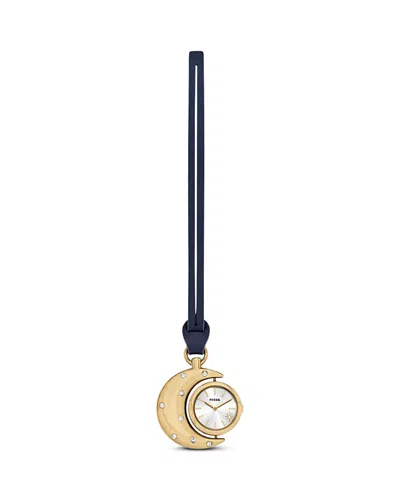 Fossil Moon Bag Charm Watch, 41mm In Black
