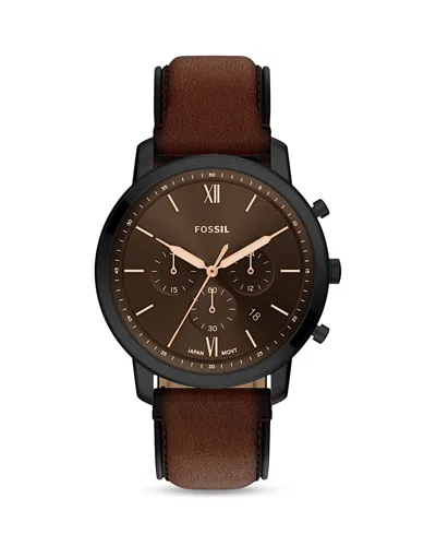 Fossil Neutra Chronograph, 42mm In Brown