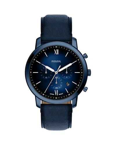 Fossil Neutra Chronograph, 44mm In Blue