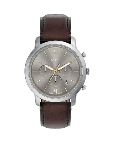 Fossil Neutra Chronograph, 44mm In Brown