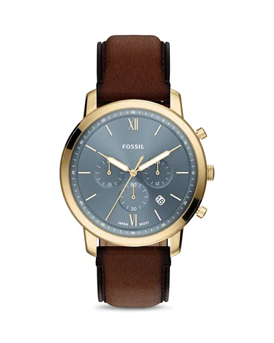 Fossil Neutra Chronograph, 44mm In Brown