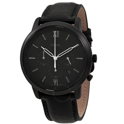 Fossil Neutra Chronograph Quartz Black Dial Men's Watch Fs5503 In Black / Grey