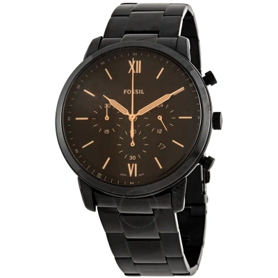 Fossil Neutra Chronograph Quartz Men's Watch Fs5525 In Amber / Black