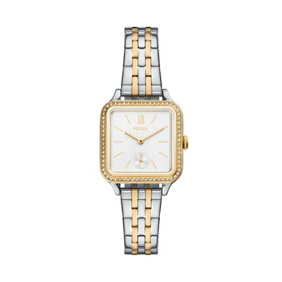 Fossil Outlet Women's Colleen Three-hand Two-tone Stainless Steel Watch In Multi