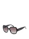 Fossil Oversized Square-frame Sunglasses In Black