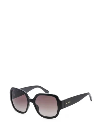 Fossil Oversized Square-frame Sunglasses In Black