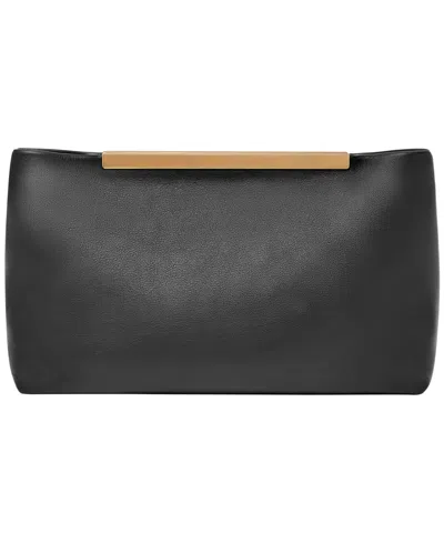 Fossil Penrose Large Pouch Clutch In Black