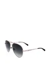 Fossil 체인 링크 파일럿 프레임 선글라스 In Black