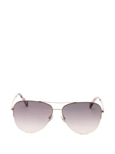 Fossil Pilot-frame Sunglasses In Purple