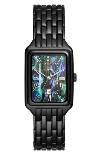 Fossil Women's Quartz Black Stainless Steel Watch 26mm