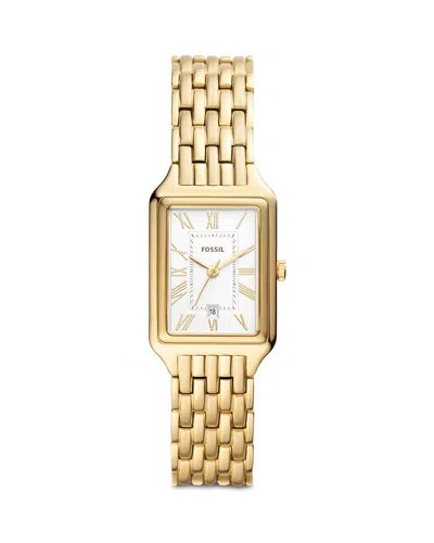 Fossil Women's Raquel Three-hand Date Gold-tone Stainless Steel Watch, 23mm In Assorted
