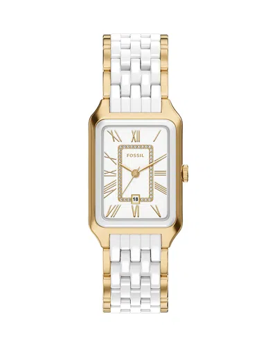 Fossil Raquel Watch, 26mm X 40mm In Gold